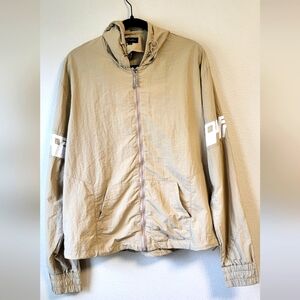 Men's Tan Windbreaker Jacket